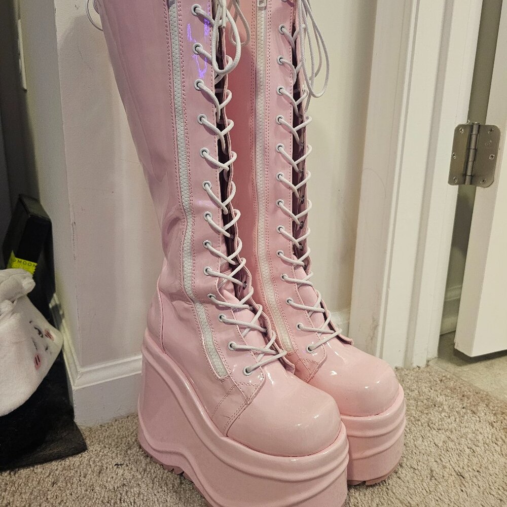 DEMONIA PINK PLATFORM - WAVE-200